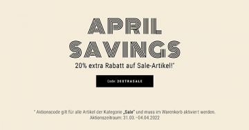 April Savings bei BALDESSARINI