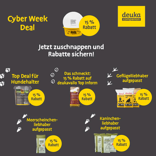 Cyber Week Aktion bei deuka-companion