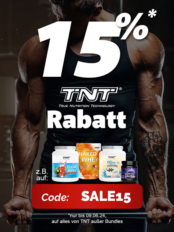 Rabatt-Aktion bei TNT-Supplements