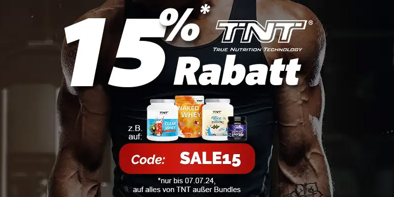 Rabatt-Aktion bei TNT-Supplements