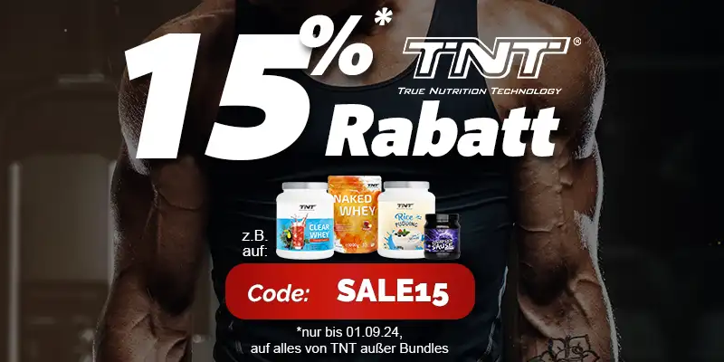 Rabatt-Aktion bei TNT-Supplements